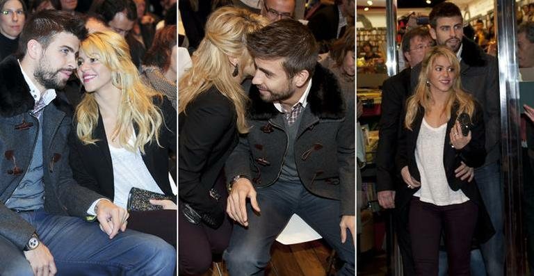 Gerard Piqué e Shakira vão juntos a lançamento de livro do pai do atleta - The Grosby Group