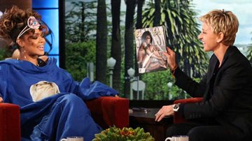 Rihanna é a convidada de Ellen DeGeneres em seu talk-show - Divulgação