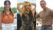 Salma Hayek, Britney Spears e Antonio Banderas - Divulgação / Paramount; GrosbyGroup