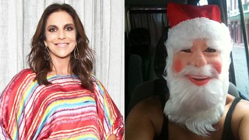 Ivete Sangalo é Mamãe Noel em Salvador - Vagner Campos e Twitter/reprodução
