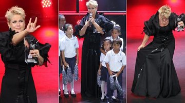 Xuxa Meneghel se emociona durante o Prêmio Extra de Televisão - AgNews