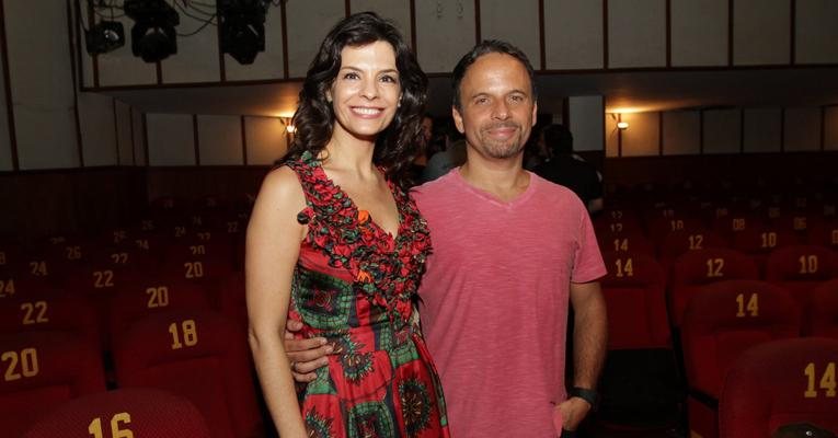 Helena Ranaldi e Marcos Breda juntos no teatro - André Muzell / AgNews