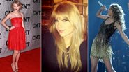 Novo visual de Taylor Swift - Getty Images; Reprodução/Twitter