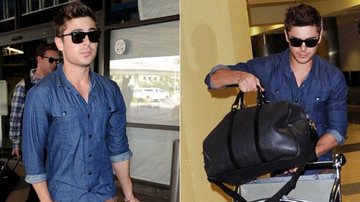 Zac Efron no aeroporto de Los Angeles, Estados Unidos - Splash News splashnews.com