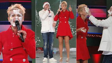 Xuxa Meneghel e Paulo Gustavo se divertem em gravação do 'TV Xuxa' - Reprodução / TV Globo
