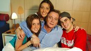 Fábio Jr. com Krizia, Tainá e Fiuk - Arquivo CARAS