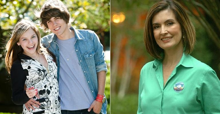 Emilio Eric e Letícia Navas; Fátima Bernardes - TV Globo / Fabrício Mota; TV GLOBO