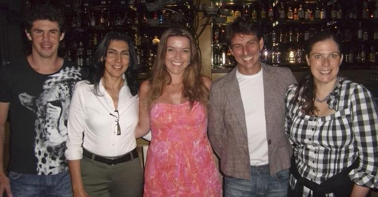 Lucia Fernandes, Patricia Penteado, Roberto Nogueira e Gabriele Sappok-Klink em resort em Mairiporã, SP.