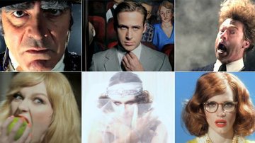 Os vilões do 'The New York Times': George Clooney, Ryan Gosling, Brad Pitt, Kirsten Dunst, Glenn Close e Jessica Chastain - Reprodução