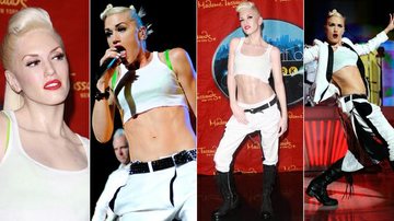 Gwen Stefani ganha estátua de cera - Fotomontagem