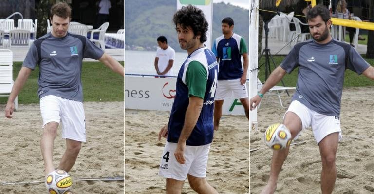 Cássio Reis, Eriberto Leão e Thierry Figueira disputaram o Desafio das Estrelas - Philippe Lima / AgNews