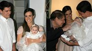 Fernanda Pontes e Diogo Boni batizam Malu - Daniel Delmiro / AgNews