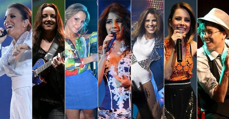 Qual cantora brasileira fez mais sucesso em 2011? - Fotomontagem