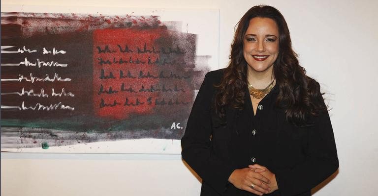 Ana Carolina expõe suas telas em galeria de Romero Britto, em SP. - Manuela Scarpa