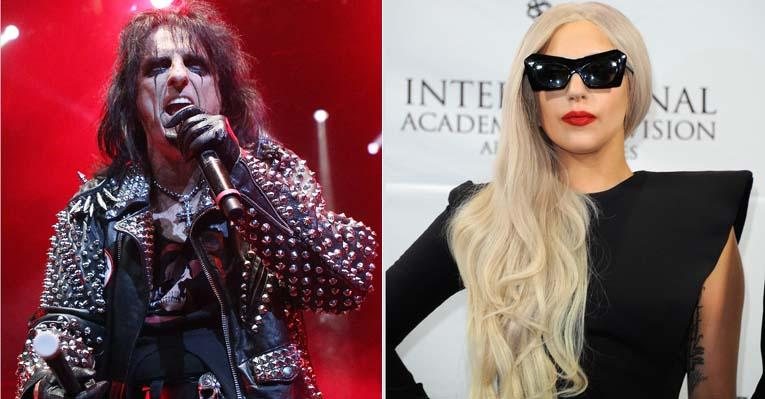 Alice Cooper e Lady Gaga - Getty Images