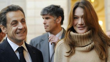 Carla Bruni e Nicolas Sarkozy em primeira aparição pública após nascimento de Giulia - Grosby Group