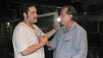 Tony Ramos parabeniza Tiago Abravanel - Fausto Candelária / AgNews