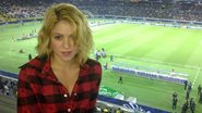Direto do Japão, Shakira acompanhou a vitória do Barcelona em cima do time paulista Santos neste domingo, 18 - Reprodução Twitter