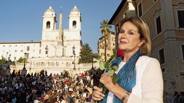 Na Piazza di Spagna, em Roma, Vanda lembra sua relação com Beto Carrero, pai de sua filha, Juliana. - Victor Sokolowicz