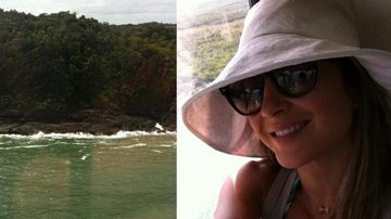 Claudia Leitte de férias na Bahia - Reprodução Twitter