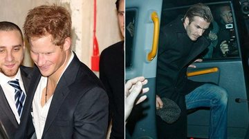 Príncipe Harry e David Beckham curtem festa em casa noturna de Londres, na Inglaterra - Splash News splashnews.com
