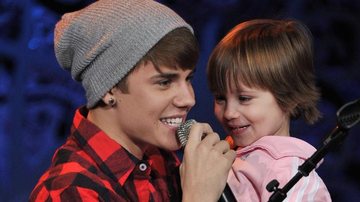 Justin Bieber cantou com sua irmãzinha de três anos Jazmyn - Getty Images