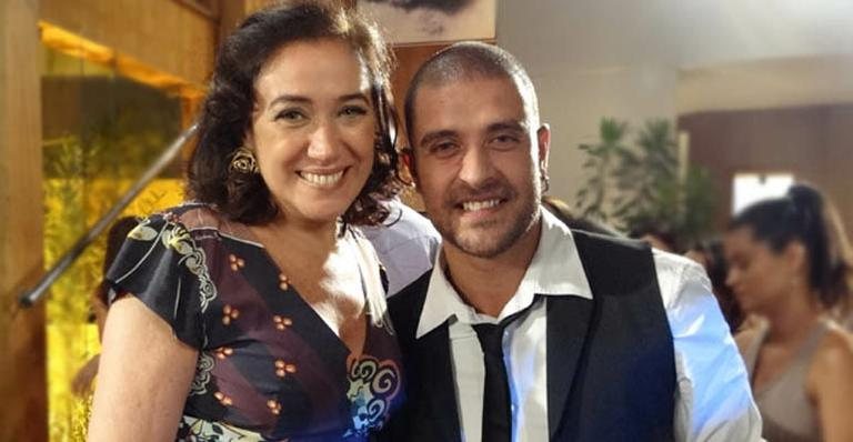 Lilia Cabral e Diogo Nogueira - Reprodução / TV Globo