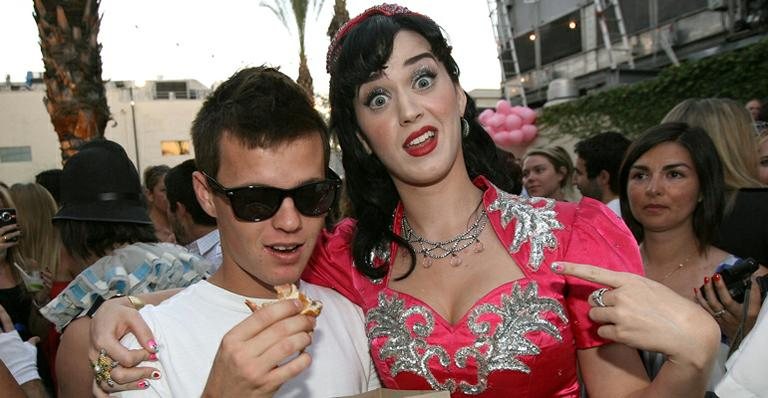 David Hudson e Katy Perry, em 2008 - Getty Images