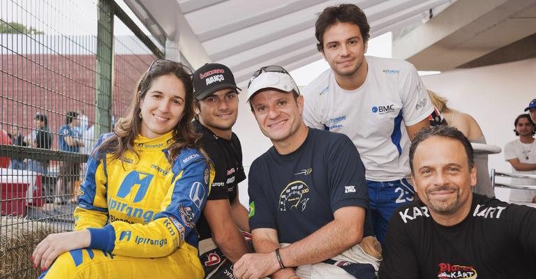 Bia Figueiredo, Nelsinho Piquet, Rubens Barrichello, Tuka Rocha e Marcos Breda participam de inédita competição. - Samuel Chaves