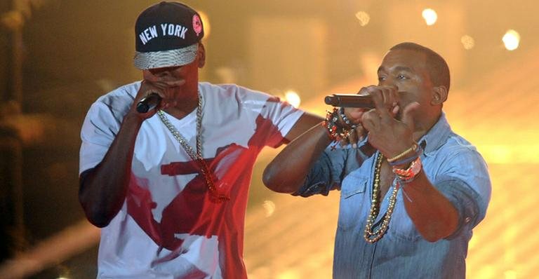 Jay-Z e Kanye West - Getty Images