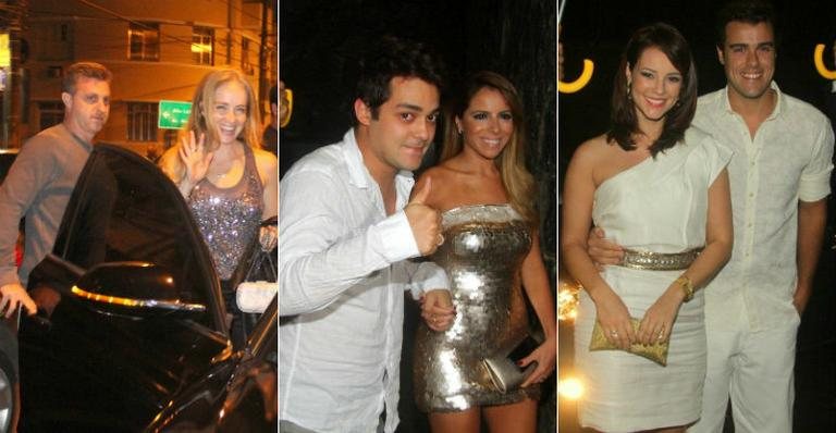 Luciano Huck e Angélica reuniram famosos como Paola Oliveira, Joaquim Lopes e César Polvilho em festa de Réveillon no Rio de Janeiro - AgNews