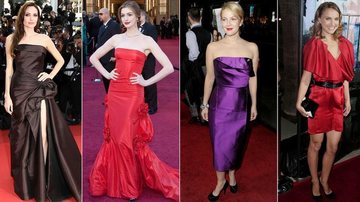 Angelina Jolie, Anne Hathaway, Drew Barrymore e Natalie Portman - Getty Images; Bang Showbizz