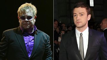 Elton John e Justin Timberlake - Getty Images