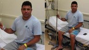 Com dengue, Ronaldo posta foto no hospital - Reprodução Twitter