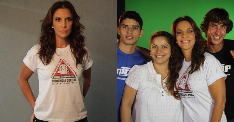 Ivete Sangalo participa de campanha em combate a violência sexual - Fred Pontes/Divulgação