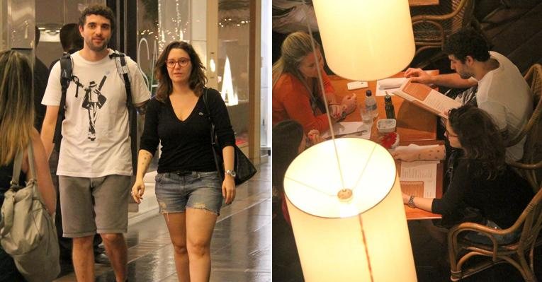 Maria Rita e Davi Moraes passeiam e jantam com amigas em shopping carioca - Daniel Delmiro / AgNews