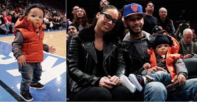 Egypt, filho de Alicia Keys e Swizz Beatz, rouba a cena em jogo de basquete - GrosbyGroup