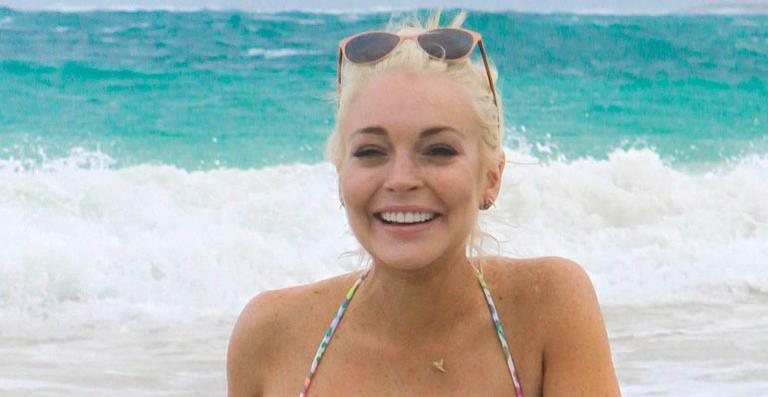 Lindsay Lohan finalmente ter entrado nos eixos e ser liberada de sua condicional, com 3 % - Arquivo