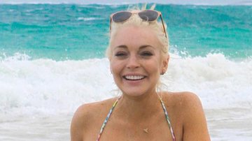 Lindsay Lohan finalmente ter entrado nos eixos e ser liberada de sua condicional, com 3 % - Arquivo