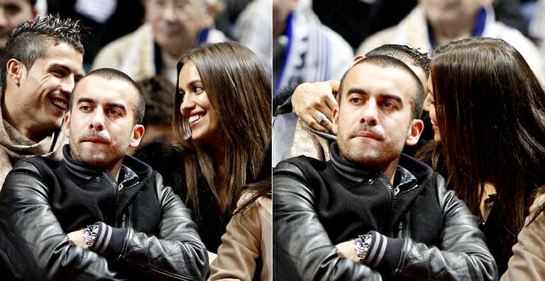 Cristiano Ronaldo recebe beijo de Irina Shayk em jogo de basquete na Espanha - The Grosby Group