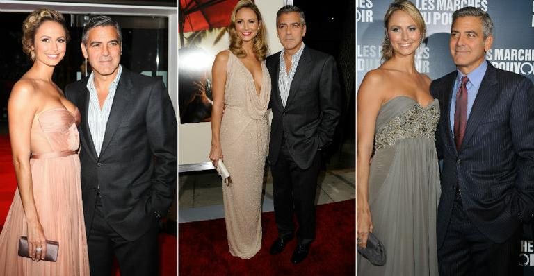 George Clooney e Stacy Keibler - Getty Images