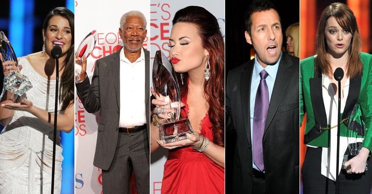 Estrelas americanas brilharam no People’s Choice Awards 2012, em Los Angeles - Getty Images