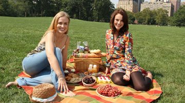 Angélica e Paola Oliveira gravam no Central Park, em Nova York - Divulgação/ Rede Globo