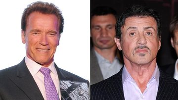 Arnold Schwarzenegger / Sylvester Stallone - Reprodução/Getty Images