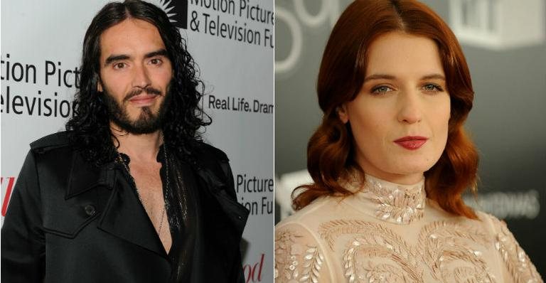 Russell Brand e Florence Welch - Getty Images