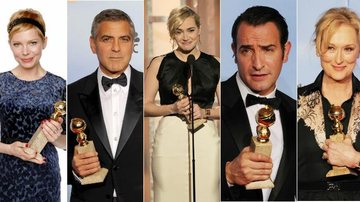 Michelle Williams, George Clooney, Kate Winslet, Jean Dujardin e Meryl Streep - Getty Images