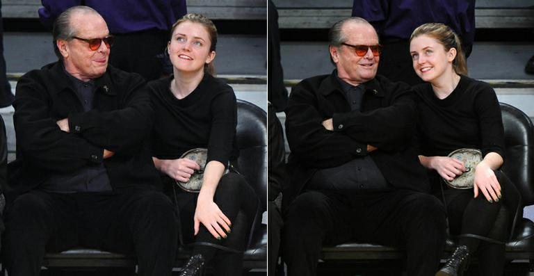 Jack Nicholson e filha Lorraine se divertem em jogo dos Lakers - The Grosby Group