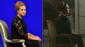 Geisy Arruda se transforma em Adele para o TV Fama - Divulgação / Reprodução