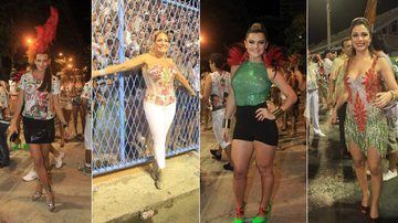 Famosas vão ao ensaio técnico das escolas de samba do Rio - Rodrigo dos Anjos/AgNews