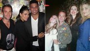 Matheus Mazzafera com Ronaldo e Bia Anthony, Luciana Gimenez e modelos - Reprodução/Twitter